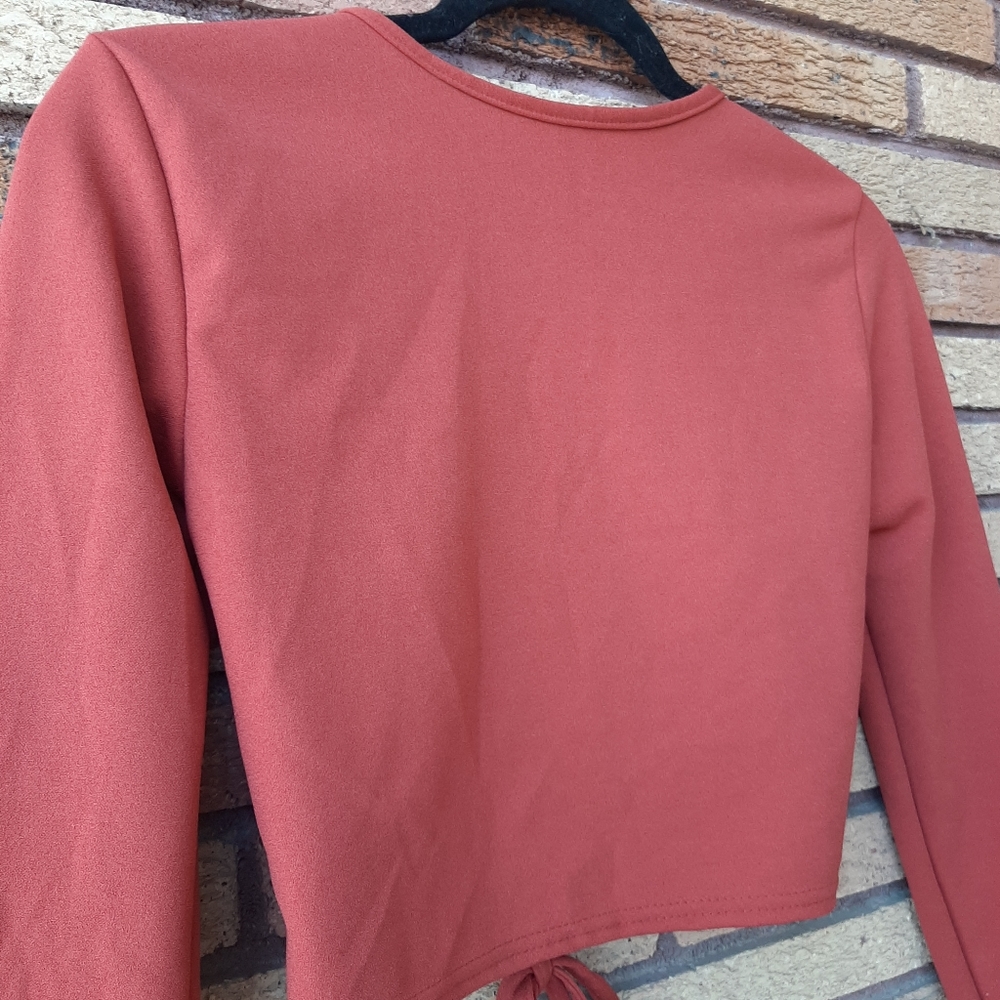 PrettyLittleThing Rust Size 8 Top - Picture 2 of 6